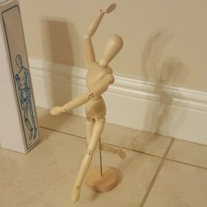Wood Mannequin human figure, art supply or decor!